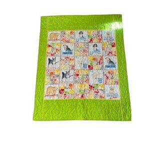 Dog Quilt Handmade Multiple Breeds Frenchies Reversible Elephants 36 X 44.50
